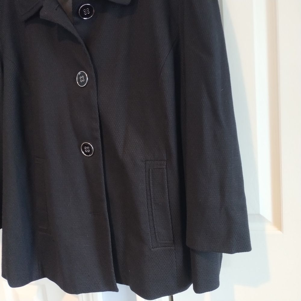 Dialogue QVC Black Woven Women's Blazer Jacket 2X - Picture 11 of 15